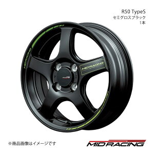 MID RACING/R50 TypeS fCY/fCY[NX B21W A~zC[1{y15×5.0J 4-100 INSET45 Z~OXubNz
