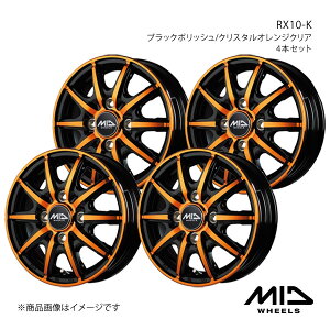 MID WHEELS/RX10-K GuCS DA17W A~zC[4{Zbgy12×3.5B 4-100 INSET42 ubN|bV/NX^IWNAz