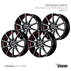 MID WHEELS/RX810 VG^ MXP#10G A~zC[4{Zbgy15×6.0J 5-100 INSET45 BKRzY256560533450360×4
