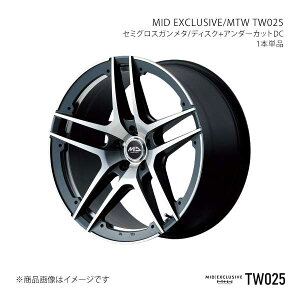 MID�G�N�X�N���[�V�u/MTW TW025 �A���~�z�C�[��1�{�y20×8.5J 5-114.3 INSET45 SGU�zMID EXCLUSIVE/MTW TW025 X19AA85573450290×1