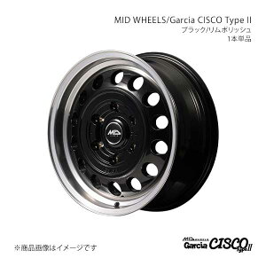 MID WHEELS/�K���V�A�V�X�R �^�C�v2 �A���~�z�C�[��1�{�y16×6.5J 6-139.7 INSET38 BRP�zMID WHEELS/Garcia CISCO TypeII D7066656D338BKP0×1