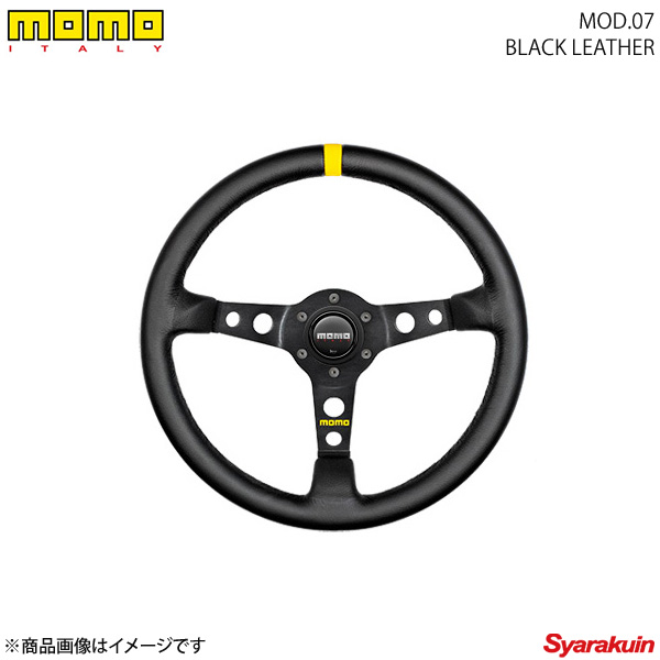 M-41 ハンドル 【美品】 MOMO モモ ステアリング ブラックレザー 07 通信販売 MOD