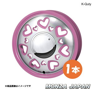 MONZA JAPAN K-Quty �\���I MA27S�E37S �z�C�[�� 1�{�y15×4.5J 4-100 INSET43 PI�z�P�[�L���[�e�B QT-06
