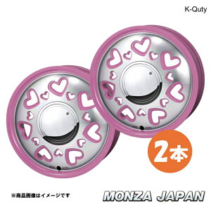 MONZA JAPAN K-Quty �X�N���� ���S�� DG17W �z�C�[�� 2�{�y14×4.5J 4-100 INSET43 PI�z�P�[�L���[�e�B QT-05×2
