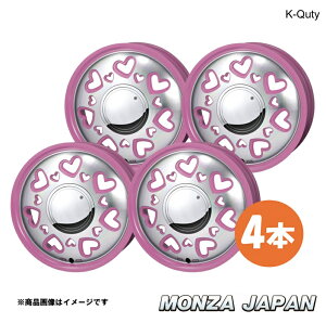 MONZA JAPAN K-Quty �R�y�� L880K �z�C�[�� 4�{�y15×4.5J 4-100 INSET43 PI�z�P�[�L���[�e�B QT-06×4