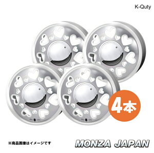 MONZA JAPAN K-Quty �t���A MJ55S/MJ95S �z�C�[�� 4�{�y15×4.5J 4-100 INSET43 WH�z�P�[�L���[�e�B QT-02×4