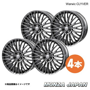 MONZA JAPAN Warwic CLYVER �A���t�@�[�h/���F���t�@�C�A 30�n �A���~�z�C�[�� 4�{�y18×7.5J 5-114.3 INSET40 SPT�z���[�E�B�b�N �N���C���@�[ RV-03×4