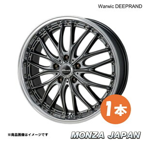 MONZA JAPAN Warwic DEEPRAND �\���I MA27S�E37S �A���~�z�C�[�� 1�{�y15×4.5J 4-100 INSET45 HB/MCPR�z���[�E�B�b�N �f�B�[�v�����h RW-01