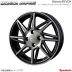 MONZA JAPAN Warwic/REVOX ホイール4本 マークX 130系 2017/09〜【18×8.0J 5-114.3 INSET45 ハーフグロスブラック(HGB)/ブラッククリア】