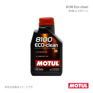 MOTUL ���`���[�� �����ԗp�G���W���I�C�� 8100 Eco-clean(8100 �G�R�N���[��) 1L×1�{ 110571