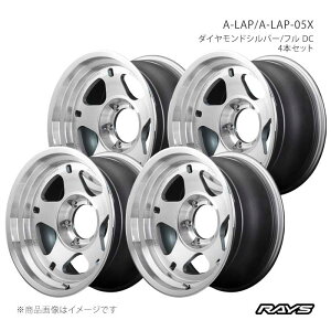 RAYS ���C�Y �G�[���b�v A-LAP-05X �A���~�z�C�[��4�{�Z�b�g�y17×9J 6-139.7 INSET-20 DF�z10127908016DF×4