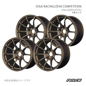 RAYS ���C�Y �{���N���[�V���O ZE40 �R���y�e�B�V���� �A���~�z�C�[��4�{�Z�b�g�y16×7.5J 4-100 INSET35 BR�z05916753592BR×4