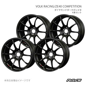 RAYS ���C�Y �{���N���[�V���O ZE40 �R���y�e�B�V���� �A���~�z�C�[��4�{�Z�b�g�y17×7.5J 5-112 INSET40 MM�z06547754020MM×4