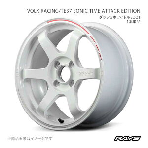 RAYS �{���N���[�V���O TE37 �\�j�b�N TIME ATTACK EDITION ���[�h�X�^�[ ND5RC �t�����g/���A���p �z�C�[��1�{�P�i�y16×6.5J 4-100 INSET49 WR�z06676654992WR