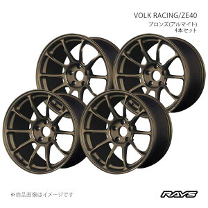 RAYS ���C�Y �{���N���[�V���O ZE40 �A���~�z�C�[��4�{�Z�b�g�y15×7J 4-100 INSET24 BR�z05915702492BR×4