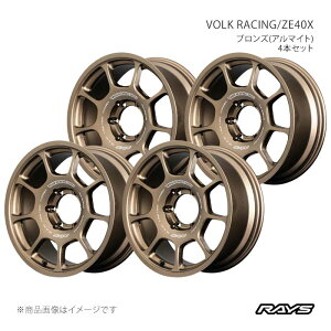 RAYS ���C�Y �{���N���[�V���O ZE40X �A���~�z�C�[��4�{�Z�b�g�y18×8J 6-139.7 INSET20 BR�z06968802016BR×4