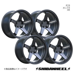 SHIBATIRE Vo^C VozC[ F23 A~zC[4{Zbg 18×9.5J 5-114.3 INSET12 K^ F18-07MG×4