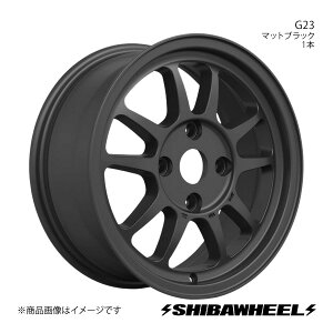 SHIBATIRE Vo^C VozC[ G23 A~zC[1{ 15×6.5J 4-100 INSET38 }bgubN G15-01MB