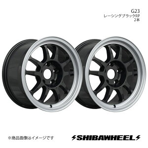 SHIBATIRE Vo^C VozC[ G23 A~zC[2{Zbg 15×8.0J 4-100 INSET30 [VOubNRP G15-11RBP×2