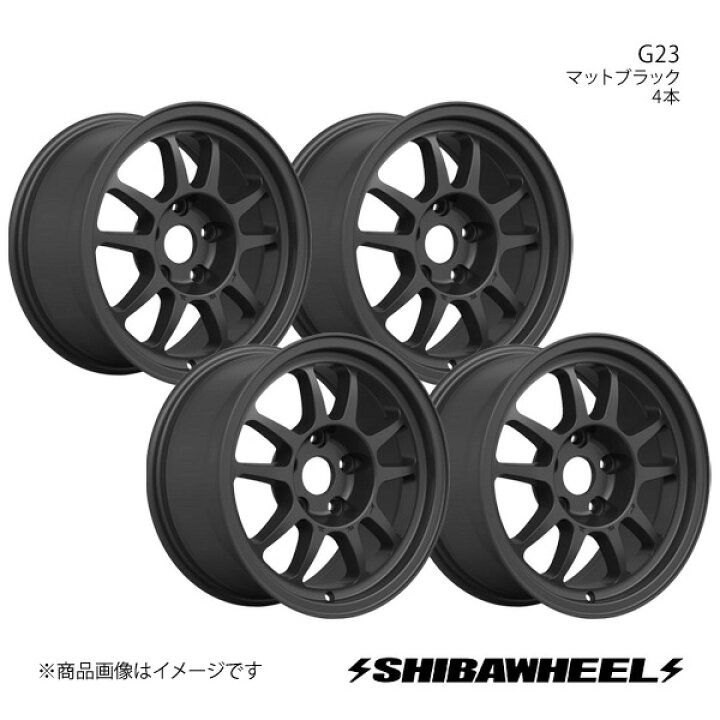 楽天市場】SHIBATIRE シバタイヤ シバホイール G23 アルミホイール4本 