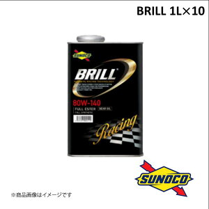 SUNOCO/XmR BRILLV[Y MAIC 80W-140 1L×10 FULL SYNTHETIC(tGXe) u S 100%w Gear Oil