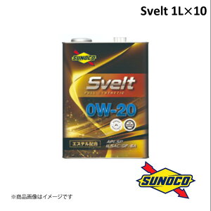 SUNOCO/XmR SveltV[Y GWIC 0W-20 1L×10 FULL SYNTHETIC(GXez) Xxg S 100%w Engine Oil