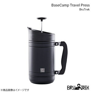 BruTrek ugbN x[XLvgxvX R[q[ vX T[{g ubN 1420ml BaseCamp Travel Press Obsidian Black SFP0748