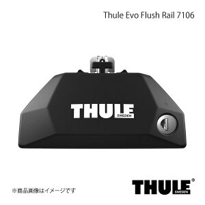 THULE �X�[���[ ���[�t�L�����A�p�t�b�g 4���� �_�C���N�g���[�t���[���p Evo Flush Rail/�G���H�t���b�V�����[�� 7106
