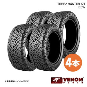 VENOM POWER ���F�m���p���[ �e���n���^�[X/T SUV�^�C�� 285/45R22 114T XL 4�{ BSW(�u���b�N�T�C�h�E�H�[��) 285 45 22 �A�����J�� �{�i�N���J���^�C��