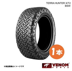 VENOM POWER ���F�m���p���[ �e���n���^�[X/T2 SUV�^�C�� 275/55R20 117T XL 1�{ BSW(�u���b�N�T�C�h�E�H�[��) 275 55 20 �A�����J�� �{�i�N���J���^�C��