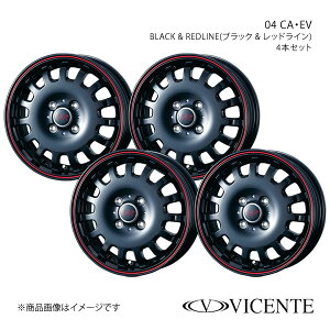 VICENTE/04 EV GuCS DA17W zC[ 4{Zbg 0035662×4y13×4.5B 4-100 INSET50 BLACK &REDLINEz