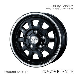 VICENTE/06 TG ^EG[X S403/S413 ^CTCY(175/80-14 99/98N LT) zC[ 1{ 0039803y14×5.0J 5-114.3 INSET48 BK/Pz