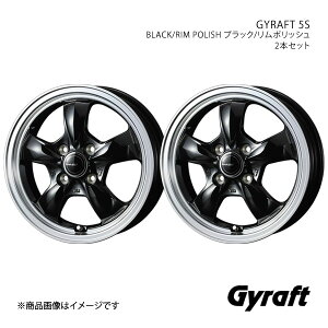 Gyraft/5S GuC DA17V zC[ 2{Zbg 0041114×2y12×4.0B 4-100 INSET43 BLACK/RIM POLISHz