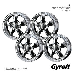 Gyraft/5S MAZDA2 DJn zC[ 4{Zbg 0041428×4y15×5.5J 4-100 INSET42 BRIGHT SPATTERINGz