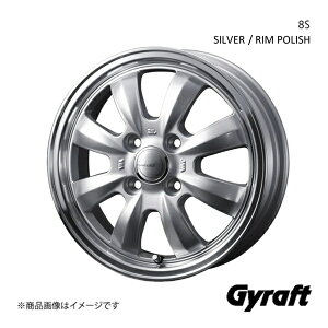 Gyraft/8S ANA P10n ^CTCY(185/60-15) A~zC[1{y15×5.5J 4-100 INSET42 SILVER/RIM POLISHz 0041423