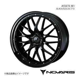 NOVARIS/ASSETE M1 Ft@CA 20n zC[ 1{ 0041068y20×8.5J 5-114.3 INSET35 BLACK/GOLDsAXz
