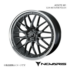 NOVARIS/ASSETE M1 XJCC V37 4WD m[}Lp[ EPBԏ zC[ 1{ 0041079y20×8.5J 5-114.3 INSET45 GUN-META/RIM POLISHz