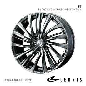 LEONIS/FS ステップワゴン RP1/RP2/RP3/RP4/RP5 アルミホイール1本【18×7.0J 5-114.3 INSET55 BMCMC(ブラックメタルコート/ミラーカット)】0039989