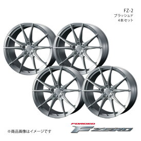 F ZERO/FZ-2 ヴェルファイア 20系 ホイール 4本セット 0039016×4【20×8.5J5-114.3 INSET38 ブラッシュド】