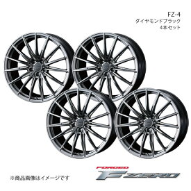 F ZERO/FZ-4 MAZDA6 GJ系 アルミホイール4本セット【18×7.5J 5-114.3 INSET48 ダイヤモンドブラック】0039833×4