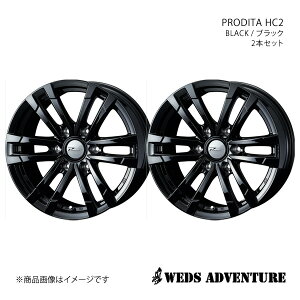 WEDS-ADVENTURE/PRODITA HC2 NV350 LoS E26 zC[ 2{Zbg 0040989×2y15×5.5J 6-139.7 INSET42 BLACKz
