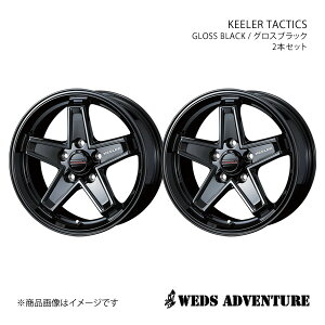 WEDS-ADVENTURE/KEELER TACTICS CX-5 KFn zC[ 2{Zbg 0039730×2y17×7.0J 5-114.3 INSET38 GLOSS BLACKz