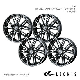 LEONIS/LM タントエグゼ L450系 アルミホイール4本セット【14×4.5J 4-100 INSET45 BMCMC】0040769×4
