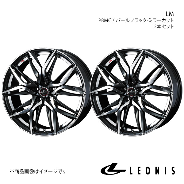 車用品・バイク用品 LEONIS/LM マークX 120系 FR アルミホイール2本