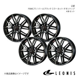 LEONIS/LM タントエグゼ L450系 アルミホイール4本セット【14×4.5J 4-100 INSET45 PBMC/TI】0040768×4