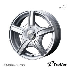 Treffer/MH ヴィッツ 130系 純正タイヤサイズ(185/60-15) アルミホイール4本セット【15×6.0J 4・4M-100・114.3 INSET45 シルバー】0033591×4