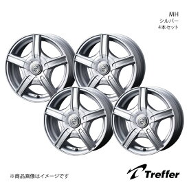 Treffer/MH フリード/フリードスパイク GB3/GB4/GP3 アルミホイール4本セット【15×6.0J 4・4M-100・114.3 INSET45 シルバー】0033591×4