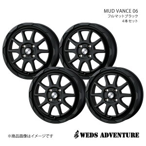 WEDS-ADVENTURE/MUD VANCE 06 [NX ML21S zC[ 4{Zbg 0040202×4y15×4.5J 4-100 INSET45 FULL MAT BLACKz