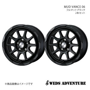 WEDS-ADVENTURE/MUD VANCE 06 Wj[VG JB74 zC[ 2{Zbg 0040203×2y15×6.0J 5-139.7 INSET0 FULL MAT BLACKz