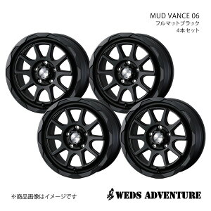 WEDS-ADVENTURE/MUD VANCE 06 At@[h 30n 3.5L zC[ 4{Zbg 0040207×4y16×7.0J 5-114.3 INSET38 FULL MAT BLACKz